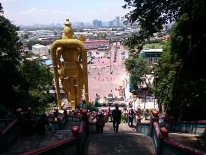 View from Batu caves 