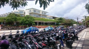 Where to park a motorbike 