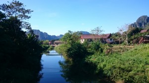 Morning in Vang Vieng 